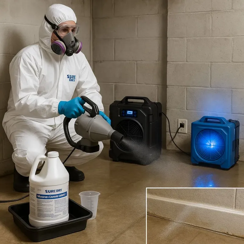 Sanitization and Odor Removal process in Nellysford, VA